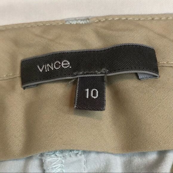 VINCE ROLLED CUFFED SHORTS LIGHT GREY EUC - Picture 7 of 9